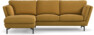Madison Lux - 2-sits soffa med schäslong vänster - Gul