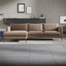Impression Delux - 3-sits soffa med schäslong vänster - Beige