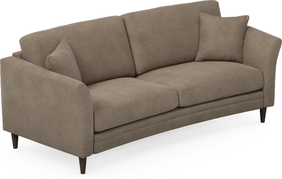 Eden - 2,5-sits soffa svängd - Brun