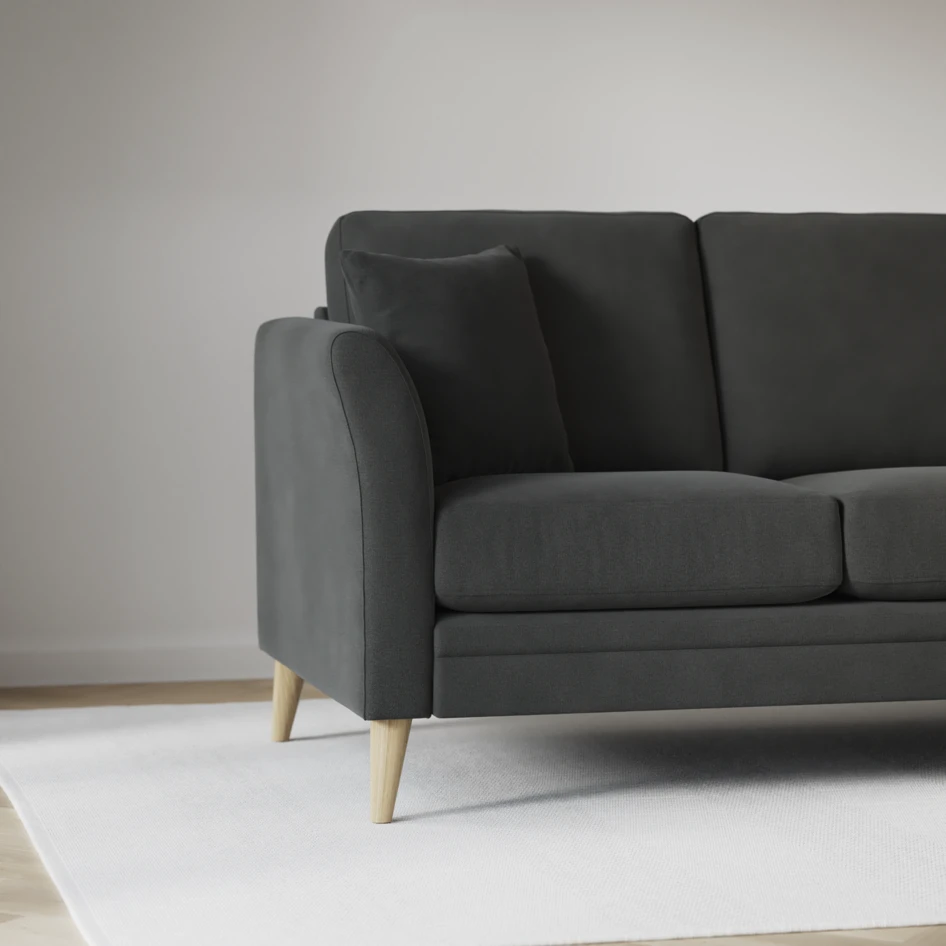 Eden - 3-sits soffa - Grå