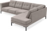 Rio - 3-sits soffa med divan höger - Grå