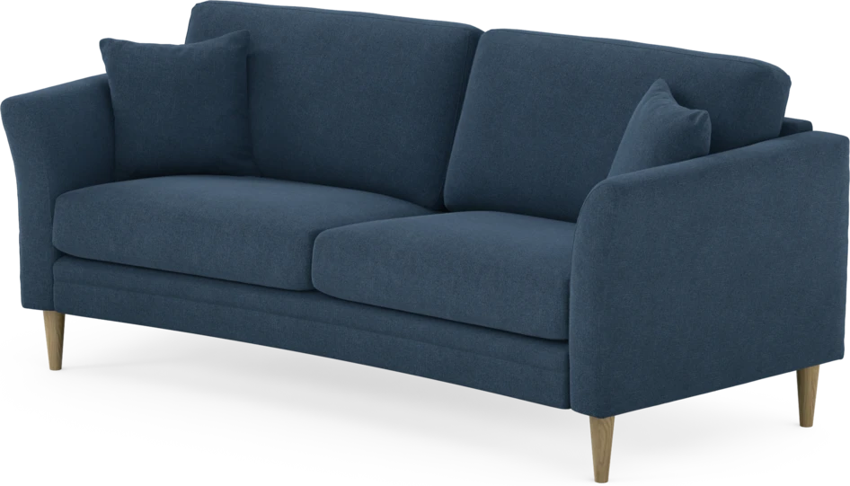Eden - 2,5-sits soffa svängd - Blå