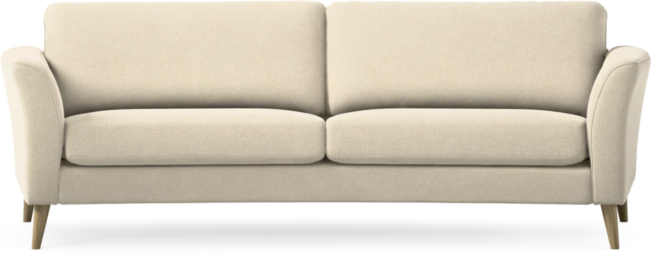 Bridge - 3-sits soffa svängd - Beige