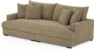Rossi - 3-sits soffa, hel dyna - Beige