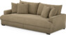 Rossi - 3-sits soffa, hel dyna - Beige