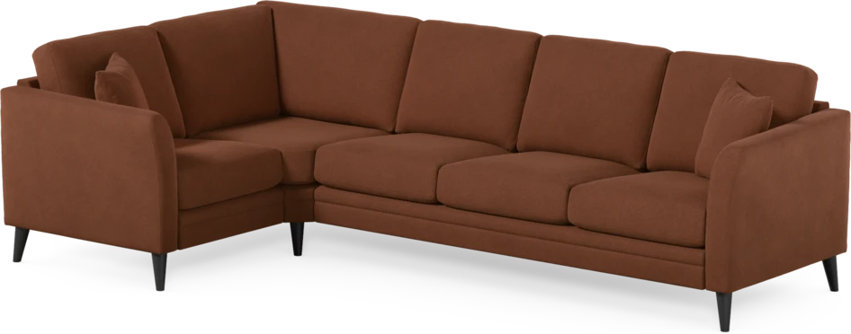 Eden - Hörnsoffa, 1+3-sits - Orange
