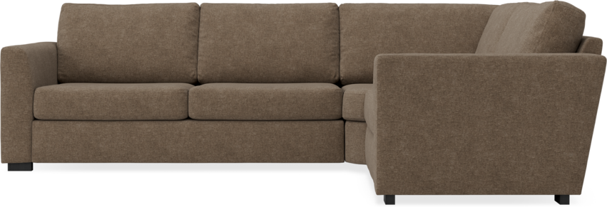 Friday - Hörnsoffa, 2,5+1,5-sits - Brun