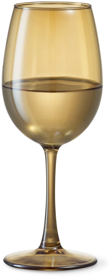 Evelyn - Vinglas, H 20 Ø 8 cm, 35 cl - Brun