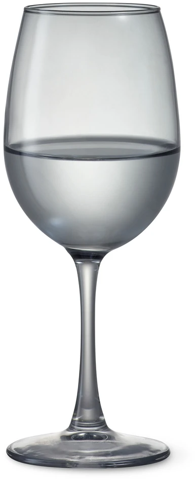 Evelyn - Vinglas, H 20 Ø 8 cm, 35 cl - Svart