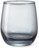 Evelyn - Glas, H 9,5 Ø 8,4 cm, 35 cl - Svart