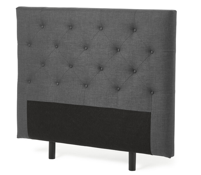 Feel - Sänggavel, B 90-140 cm - Grå