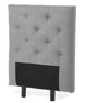 Feel - Sänggavel, B 90-140 cm - Grå