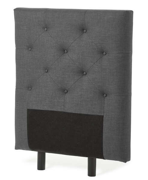 Feel - Sänggavel, B 90-140 cm - Grå