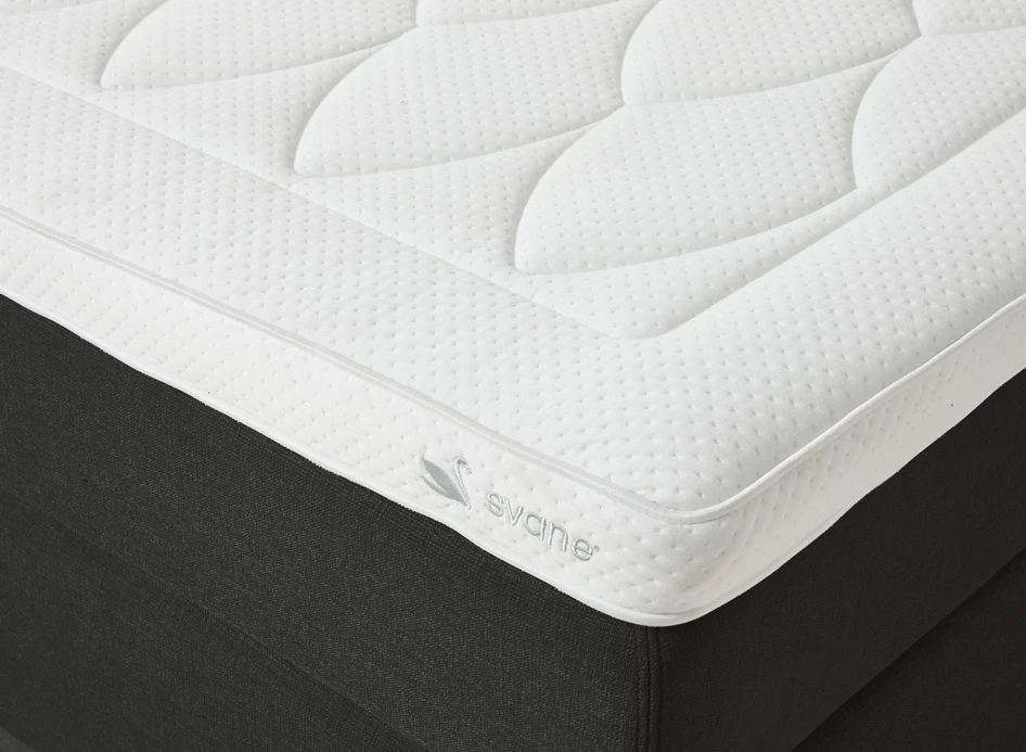Fjord Comfort - Kontinentalsäng, dubbelsäng med bäddmadrass Comfort - Grå