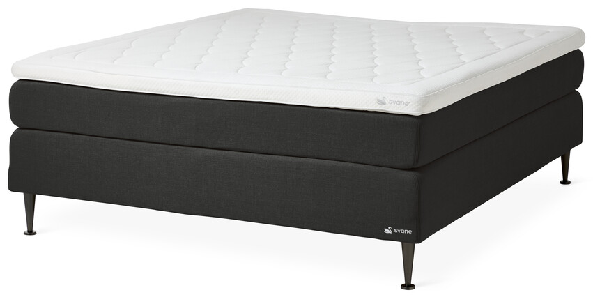 Fjord Comfort - Kontinentalsäng, dubbelsäng med bäddmadrass Comfort - Grå