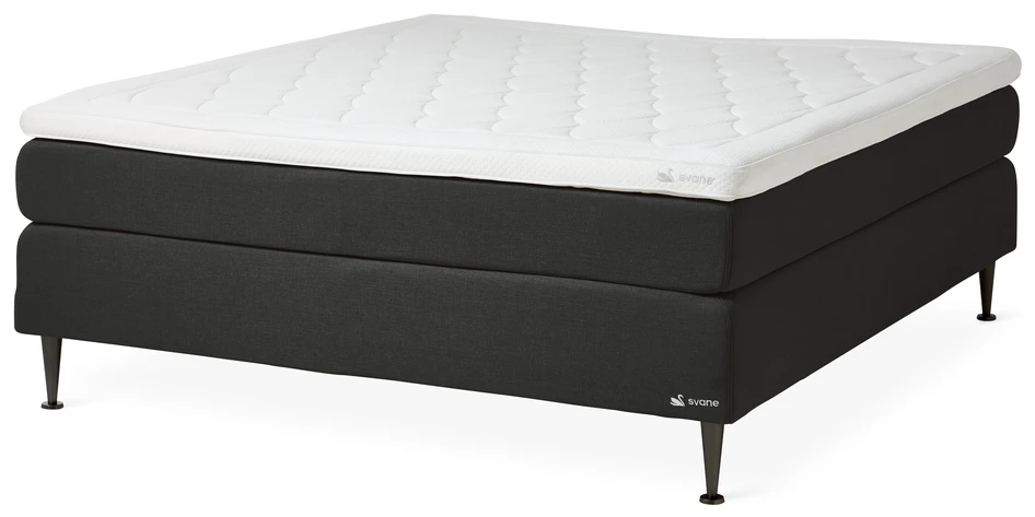 Fjord Comfort - Kontinentalsäng, dubbelsäng med bäddmadrass Comfort - Grå