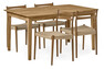 Ekerö - Matgrupp med 4 stolar Ines - Beige