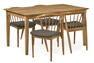 Ekerö - Matgrupp med 4 stolar Sixten - Beige