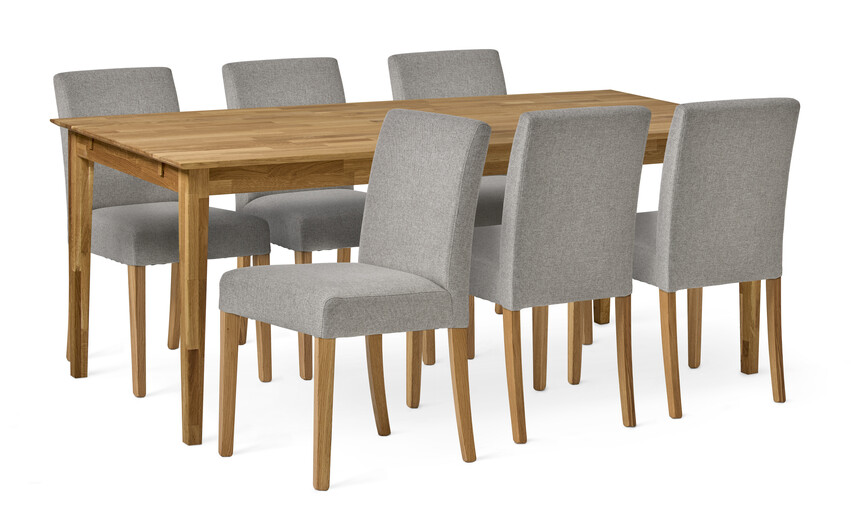 Ekerö - Matgrupp med 6 stolar Ekenäs - Beige
