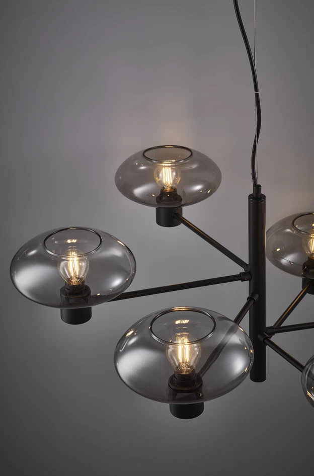 Cleo - Taklampa, H30,5 Ø73 cm - Svart