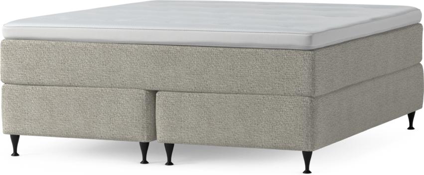 Delux Exclusive - Kontinentalsäng, dubbelsäng med bäddmadrass och sängben