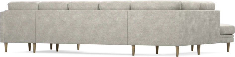 Eden - 3-sits soffa med divan vänster och schäslong höger - Grå