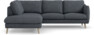 Madison Lux - 2-sits soffa med divan vänster - Vit