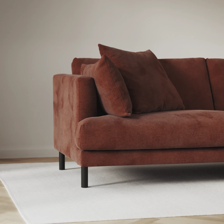 Harper - 4-sits soffa - Orange