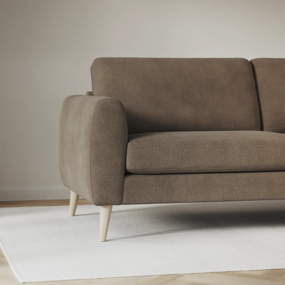 Bridge - 3-sits soffa med schäslong vänster och divan höger - Beige