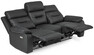 Toro - 3-sits soffa - Svart