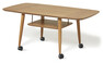 Louise - Soffbord, L 70-120 cm - Orange