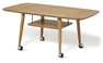 Louise - Soffbord, L 70-120 cm - Orange