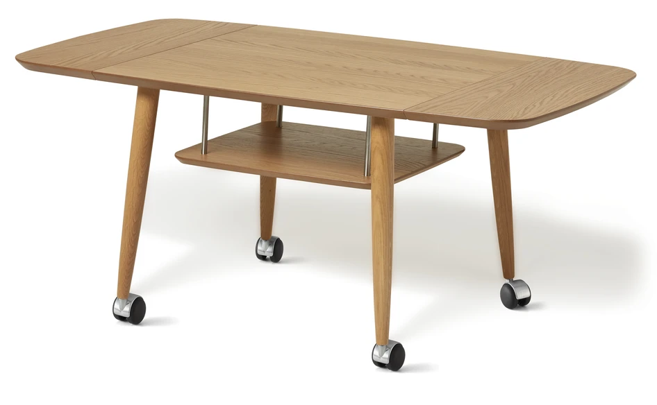 Louise - Soffbord, L 70-120 cm - Orange