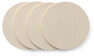 Axel - Underlägg, Ø10, 4-pack - Beige