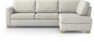 Friday - 2,5-sits soffa med divan höger - Vit