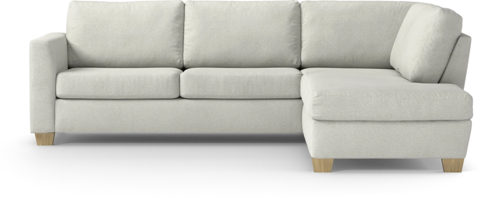 Friday - 2,5-sits soffa med divan höger - Vit