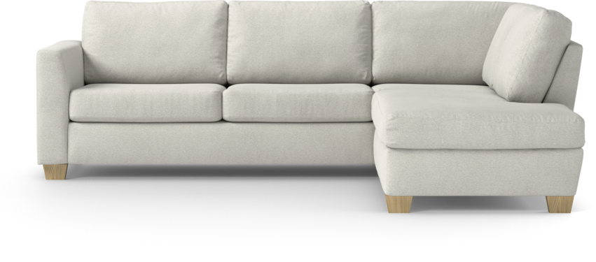 Friday - 2,5-sits soffa med divan höger - Vit