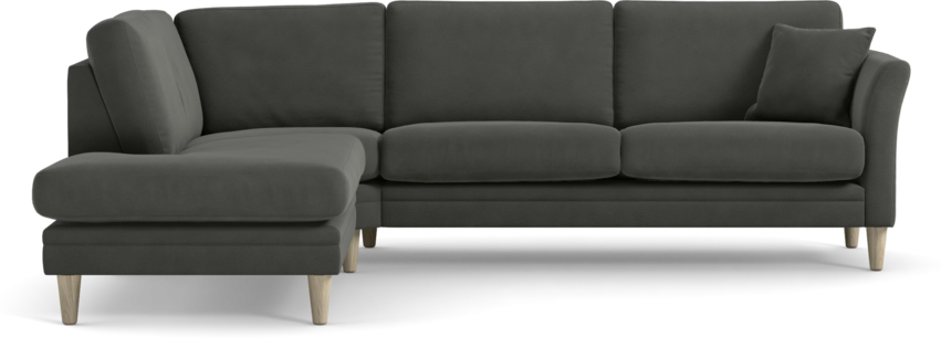 Eden - 2,5-sits soffa med divan - Grå