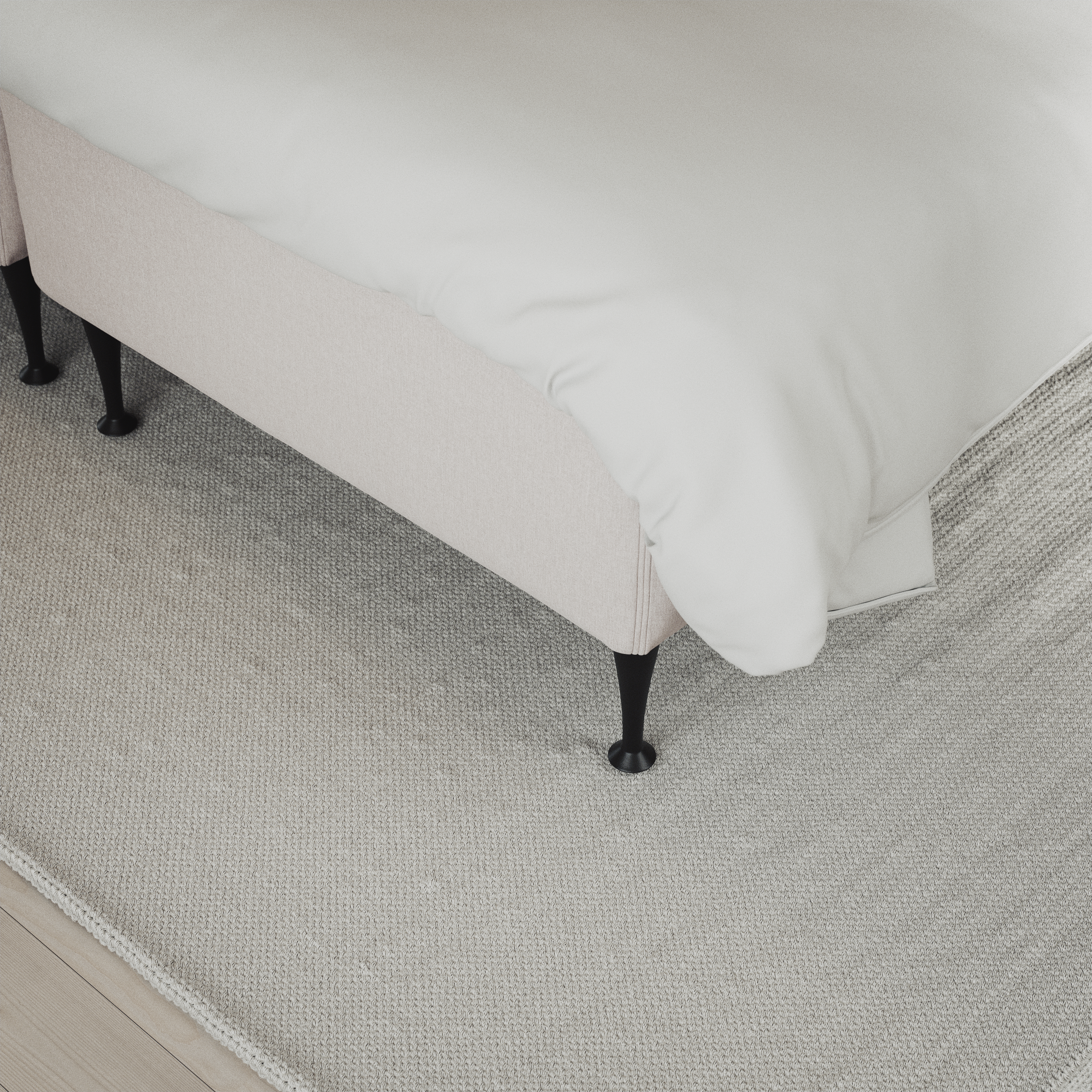 Delux Sense - Kontinentalsäng, enkelsäng 120 cm med bäddmadrass och sängben - inspiration