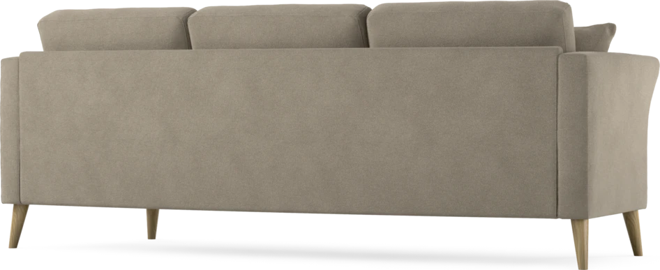 Eden - 3-sits soffa svängd - Beige