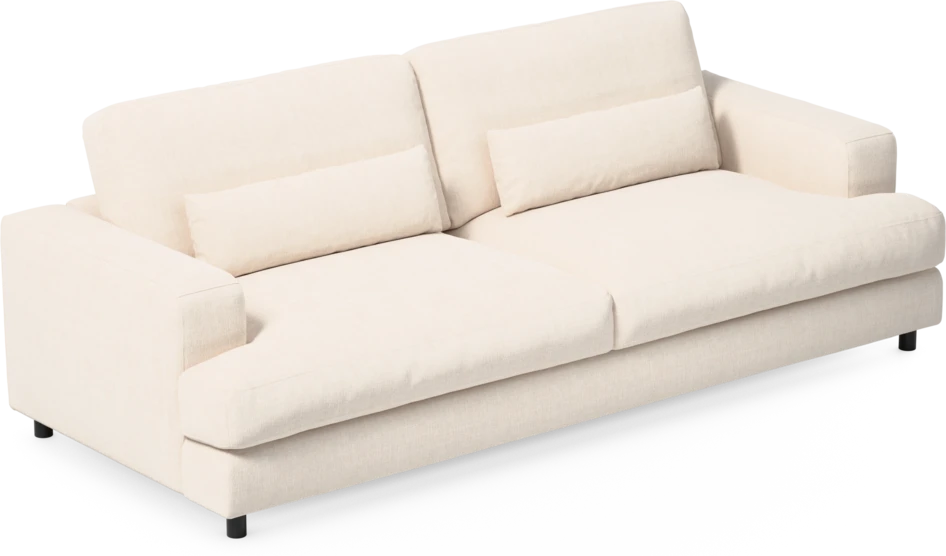 Noma - 4-sits soffa - Vit