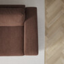 Friday - 2,5-sits soffa med divan höger - Orange