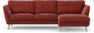 Madison - 2-sits soffa med schäslong höger - Rosa
