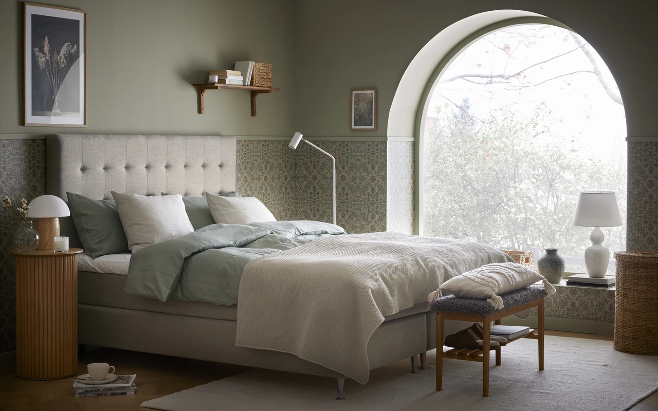 Asperö Comfort - Kontinentalsäng, dubbelsäng med bäddmadrass Comfort och sängben - inspiration