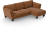 Madison - 2-sits soffa med schäslong höger - Orange