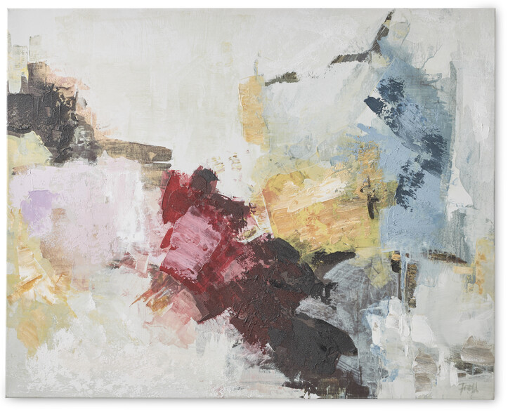 Color Abstraction - Tavla, 100x80 cm - Flerfärgad