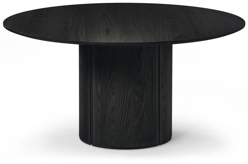 Akari - Matbord, Ø 136 cm - Svart