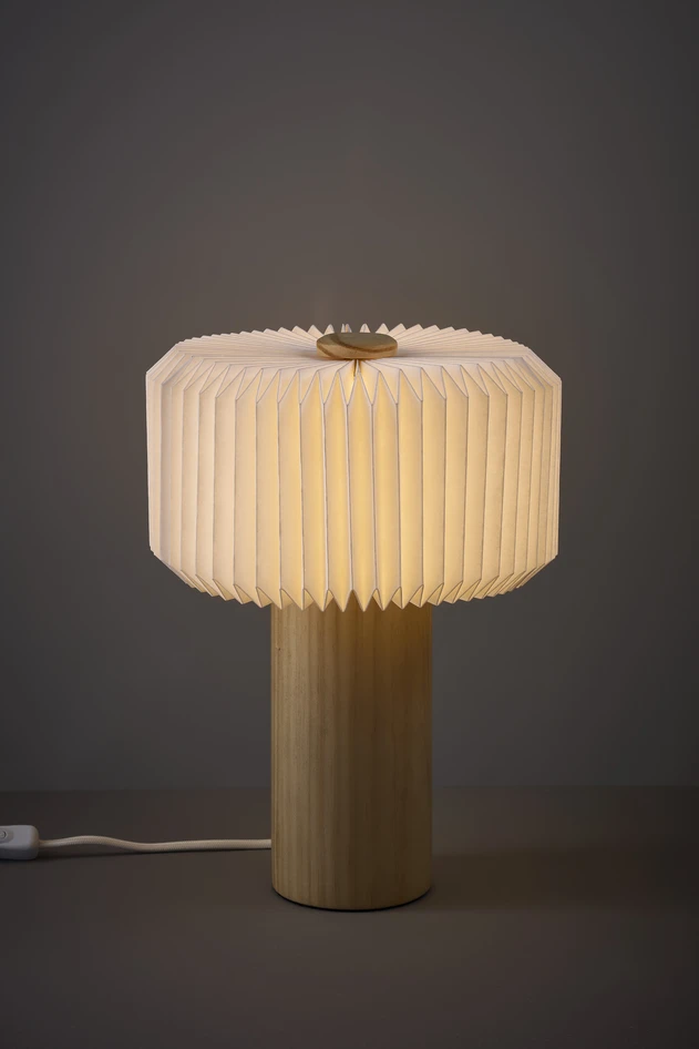 Leia - Bordslampa, H36 Ø25 cm - Beige