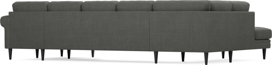 Eden - 3-sits soffa med divan vänster och schäslong höger - Grå