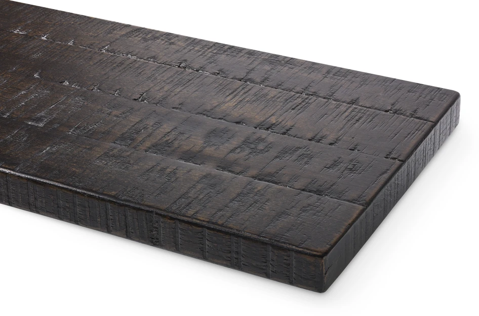 Axel rustik - Vägghyllplan, 120x20x1,9 cm - Svart